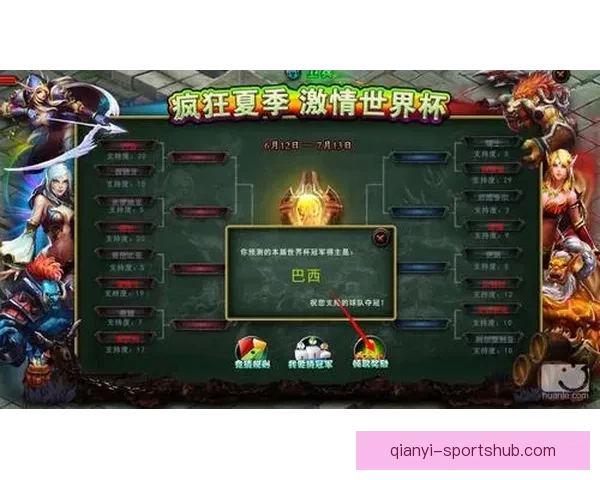 激情世界杯竞猜挑战赛：预测胜负赢取丰厚奖励新体验